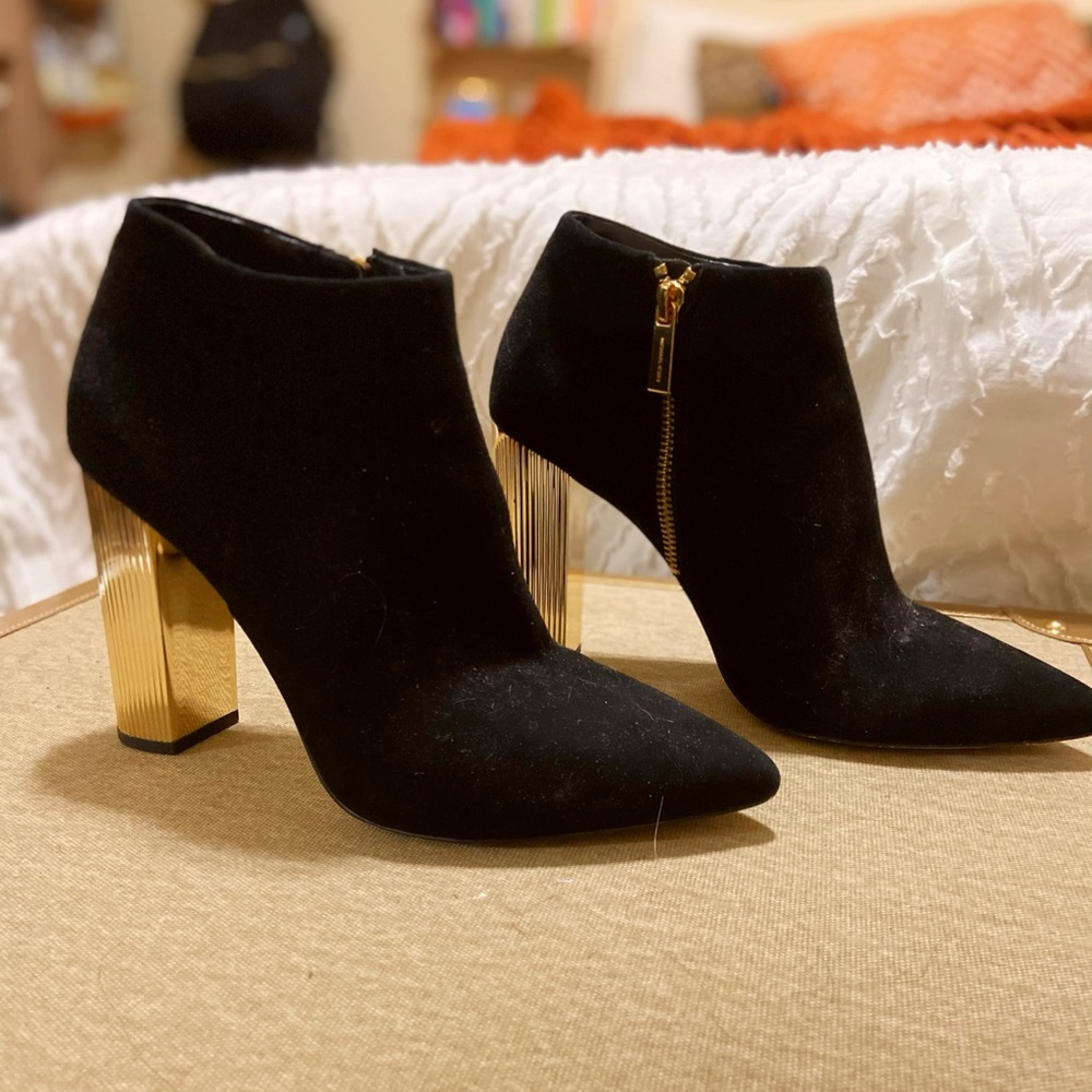 Michael Kors Velvet Ankle Boot